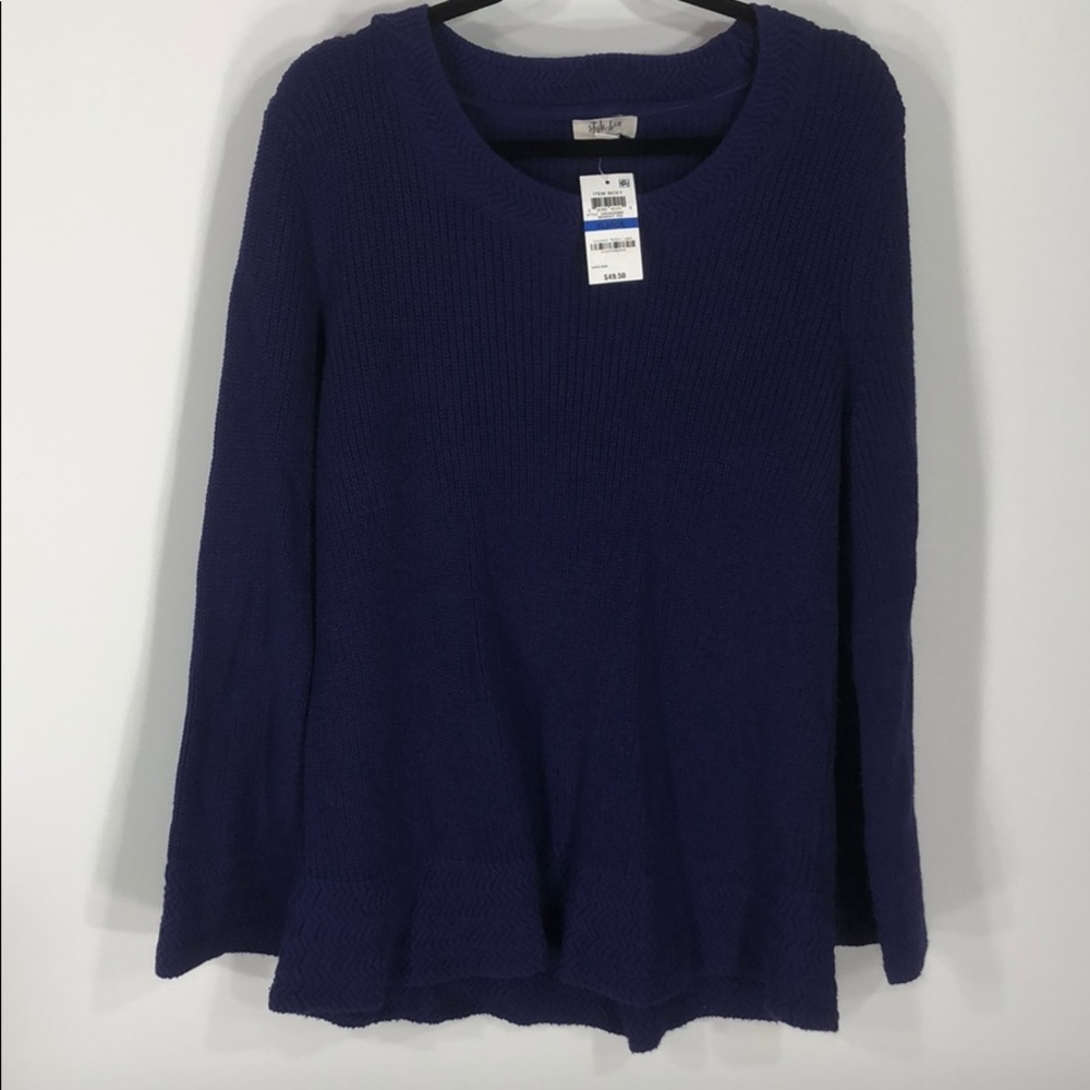 Blue Style and Company sweater.